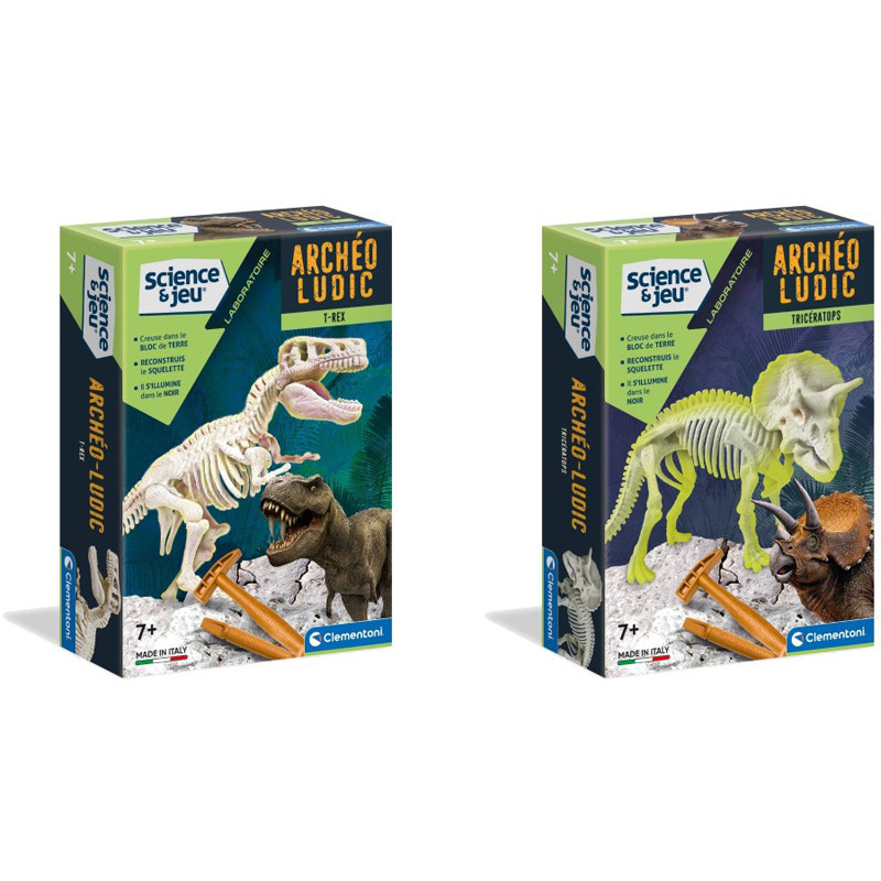 ARCHEO LUDIC DINO FLUO ASSORTIMENT CLEMENTONI CLI93023