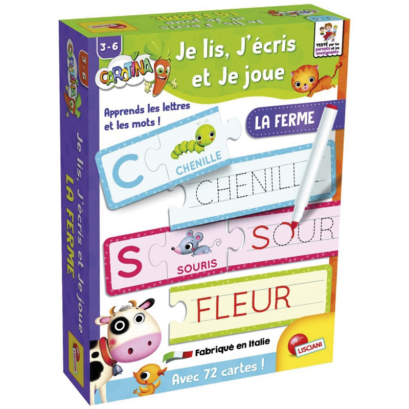 CAROTINA LIS ECRIS JOUE FERME LISCIANI GIOCHI LIGFR79940