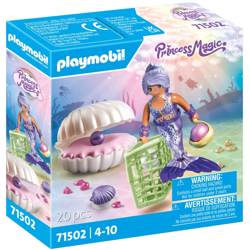 SIRENE + COQUILLAGE ET PERLE PLAYMOBIL PLL71502