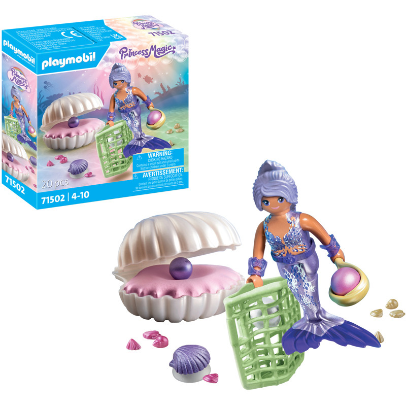 SIRENE + COQUILLAGE ET PERLE PLAYMOBIL PLL71502