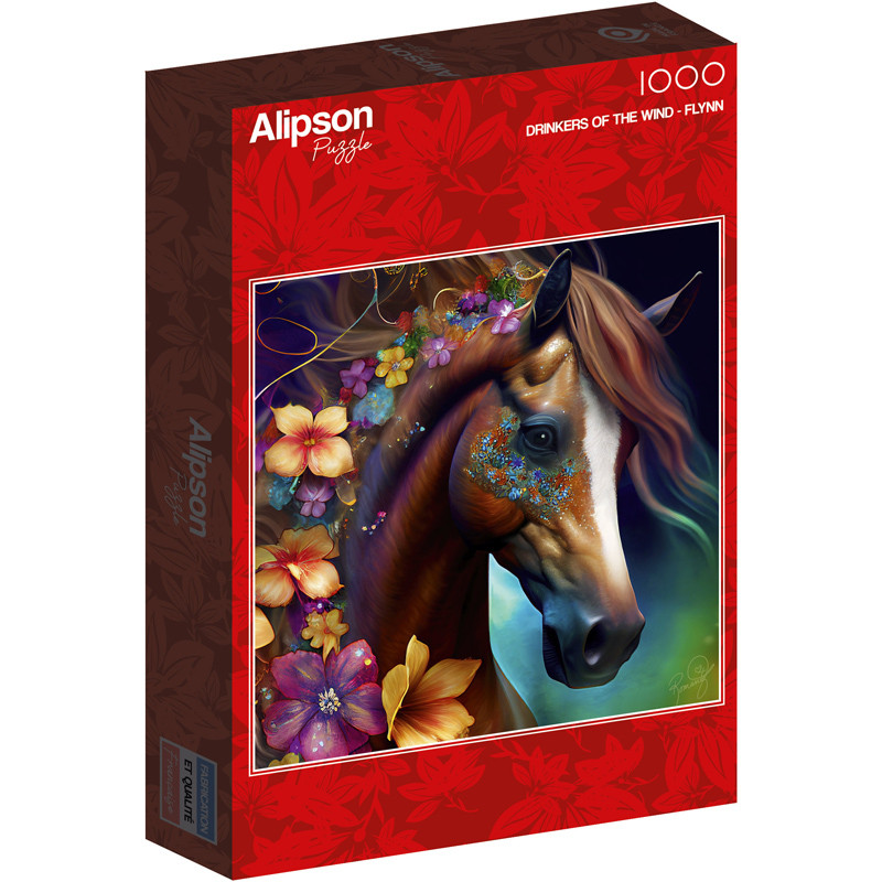 PUZ 1000P CHEVAL ET FLEURS ALIZE ALI50046