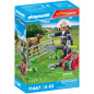 POMPIER AVEC FAON A SAUVER PLAYMOBIL PLL71467