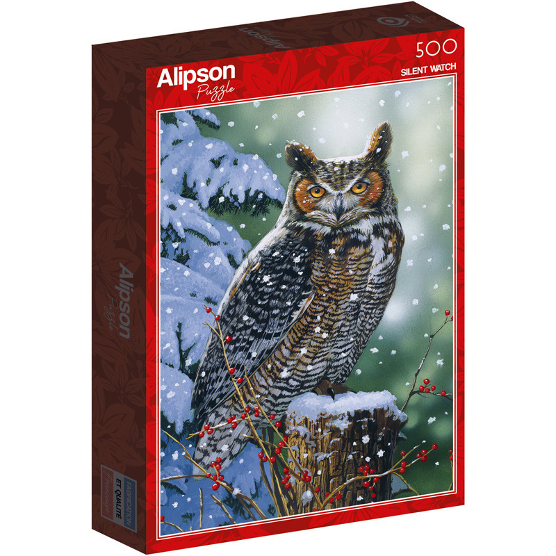 PUZ 500P HIBOU EN HIVER ALIZE ALI50010