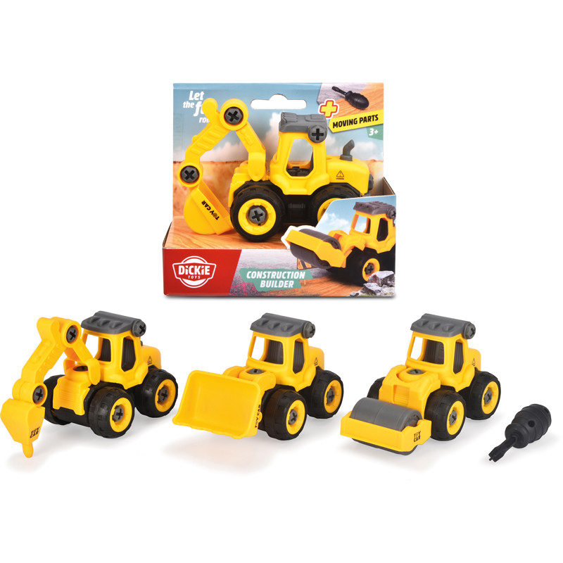 VEH 13CM DICKIE CHANTIER ASSORTIMENT Smoby SMY203341032