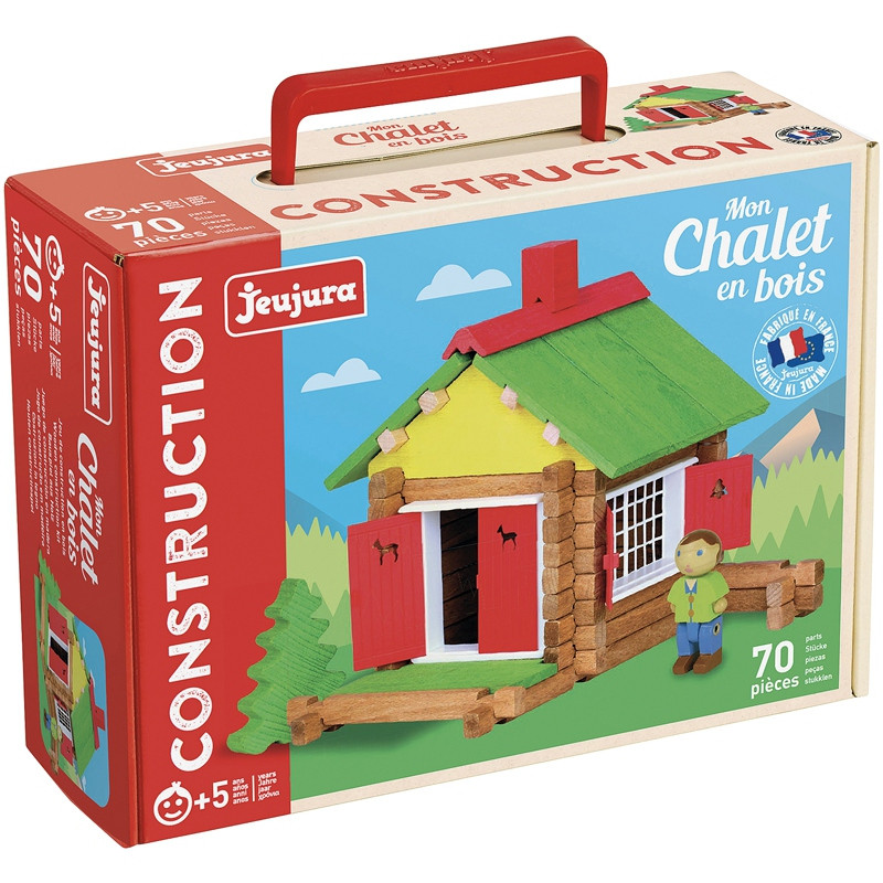 CHALET 70 PIECES EN BOIS ETS JEUJURA JEA8001