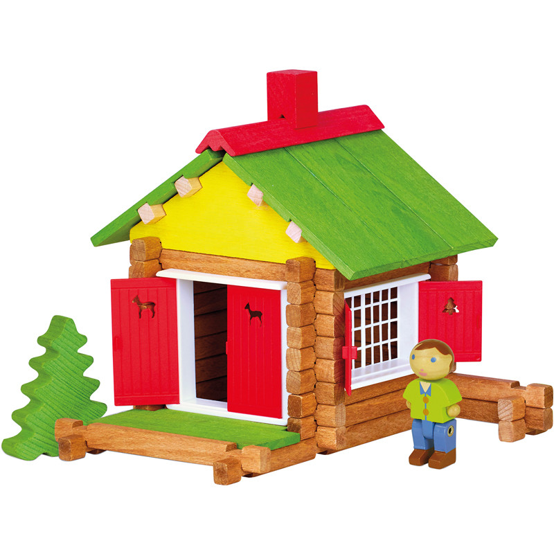 CHALET 70 PIECES EN BOIS ETS JEUJURA JEA8001