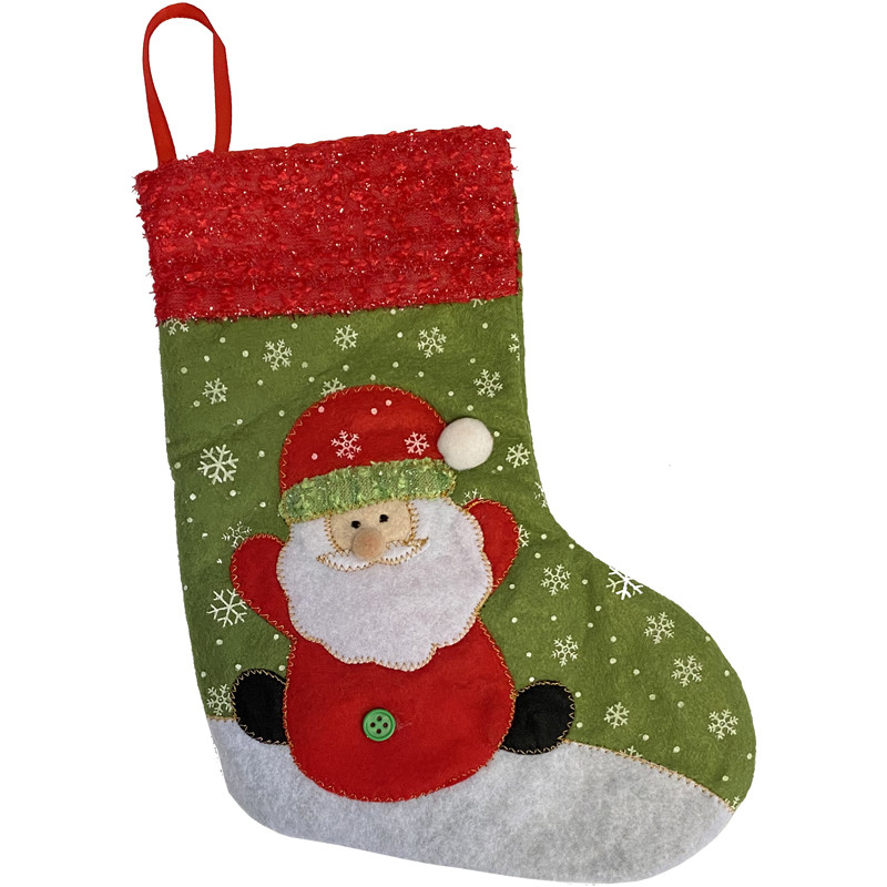 CHAUSSETTE DE NOEL PERE NOEL RUBIE S FRANCE RUSS2509