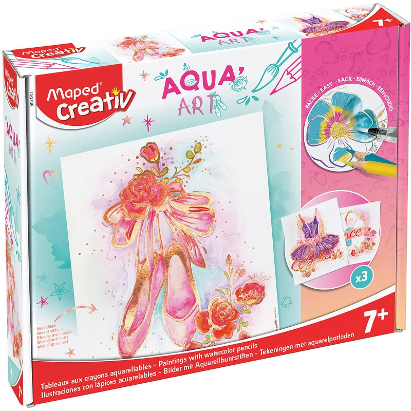 TABLEAU AQUARELLABLE DANSE HELLER JOUSTRA S.A. HER907047