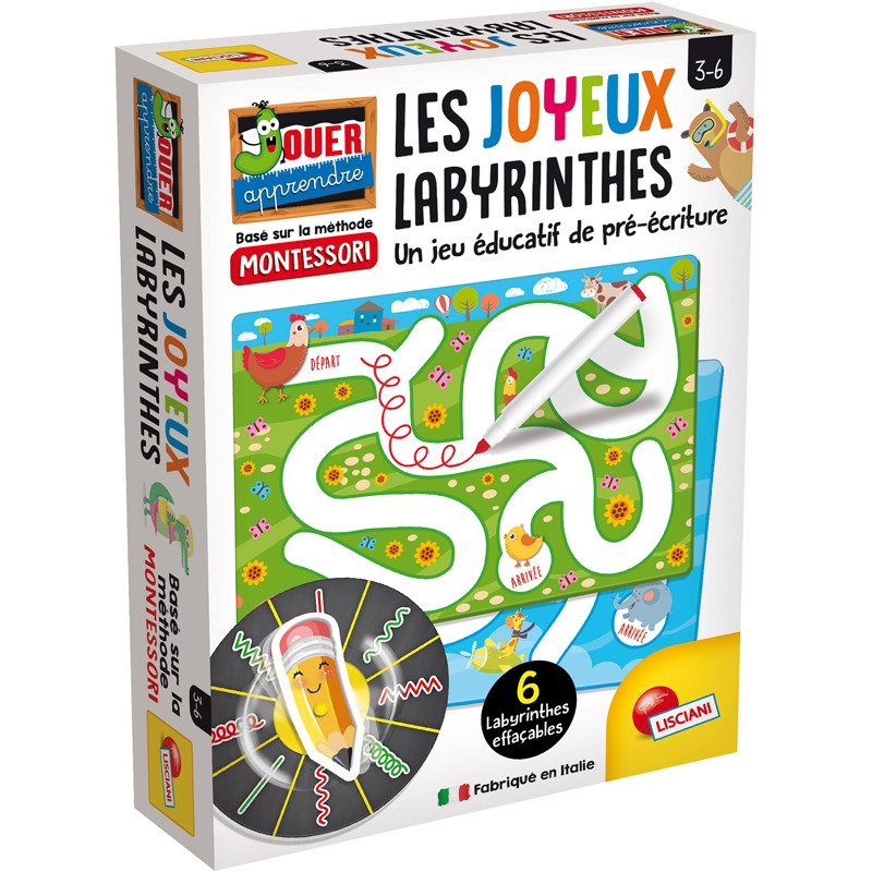 MONTESSORI JOYEUX LABYRINTH LISCIANI GIOCHI LIGFR76758