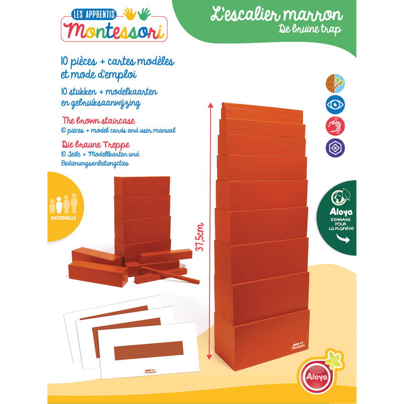 l ESCALIER MARRON BOIS ALOYA 0135 C