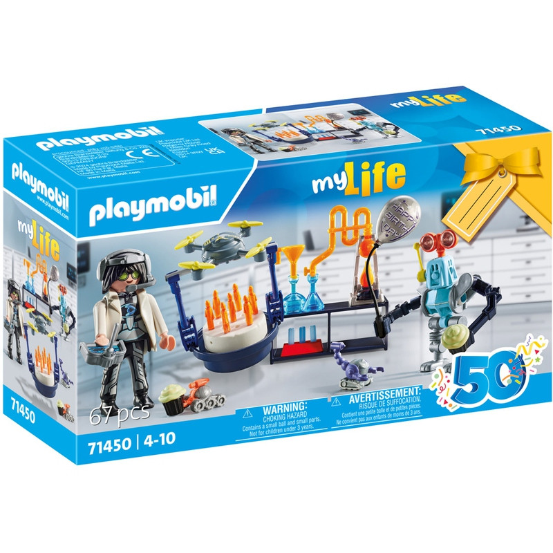 CHERCHEURS + ROBOTS PLAYMOBIL PLL71450