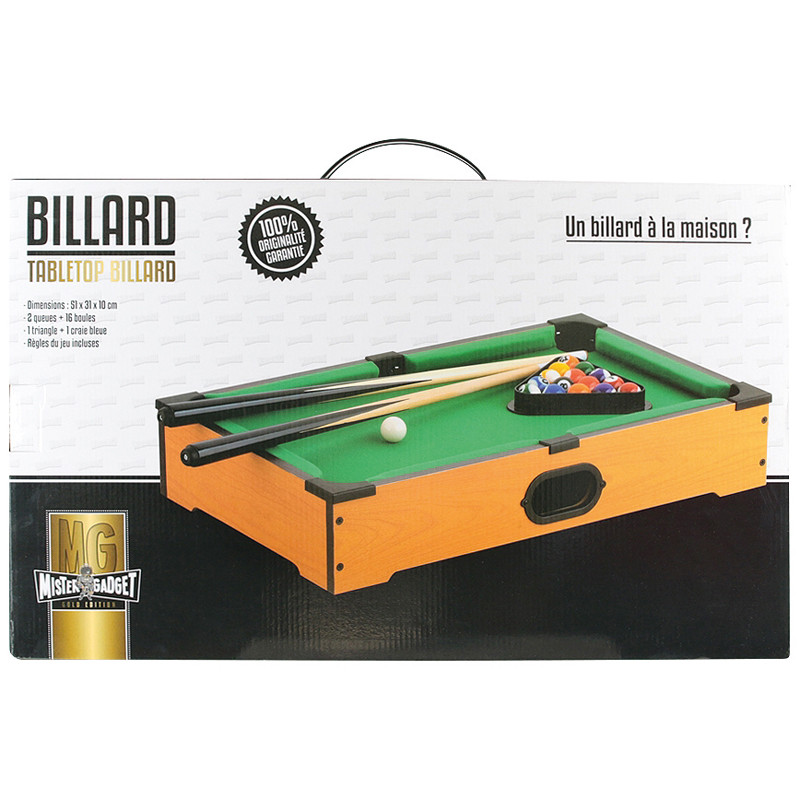 JEU DE TABLE BILLARD CMP CMPMG2017