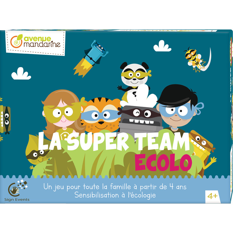 JEU LA SUPER TEAM ECOLO SPE CLAIREFONTAINE CLEJS003C