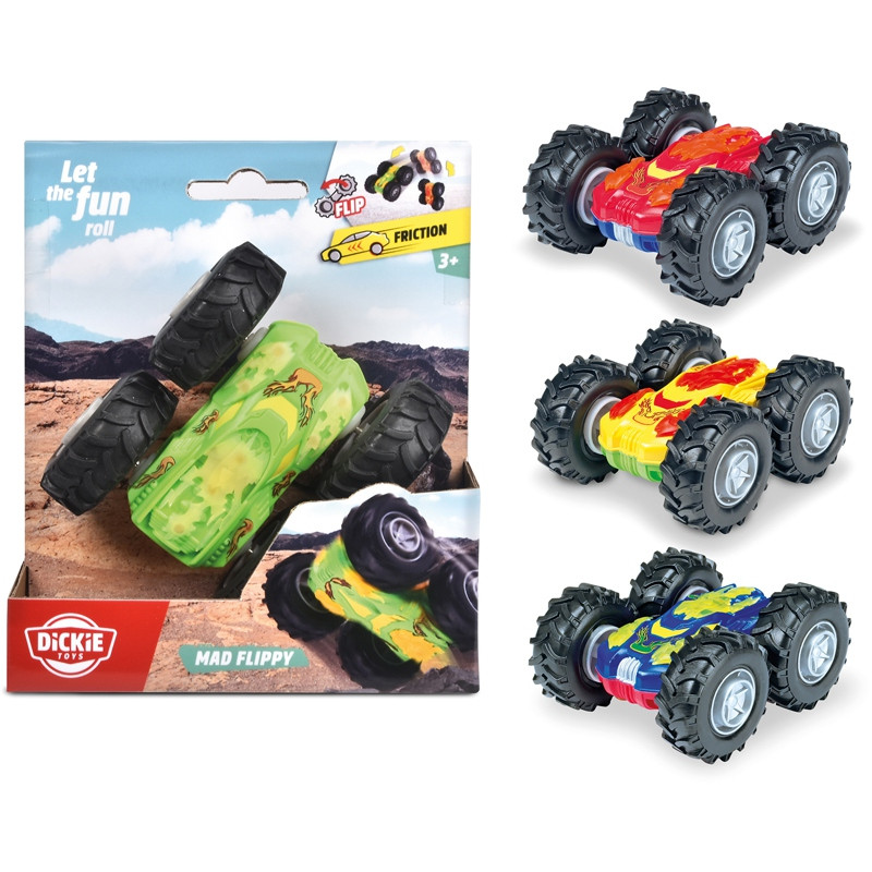 VEH 10CM DICKIE FLIPPY ASSORTIMENT Smoby SMY203341036