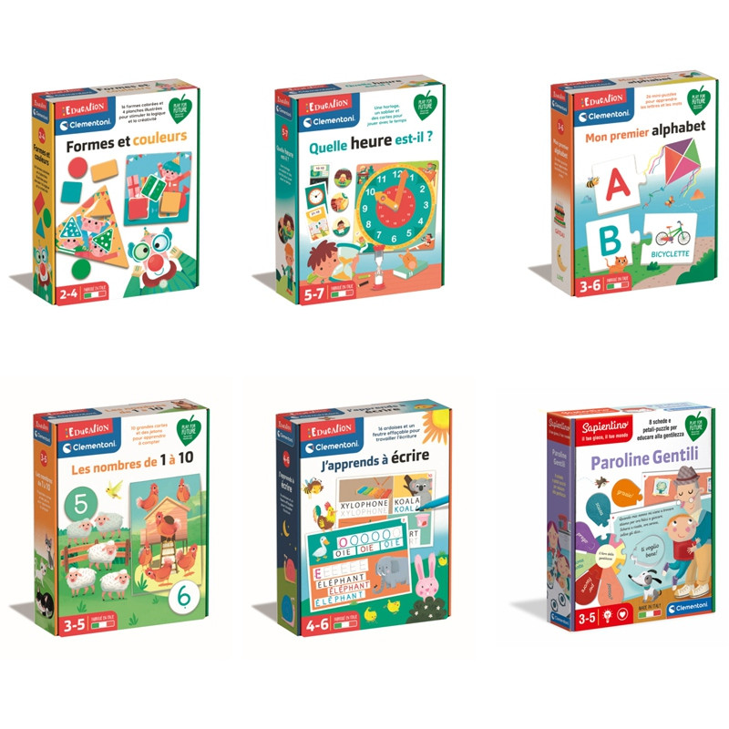 PETITES BOITES EDUCATION ASSORTIMENT CLEMENTONI CLI80356