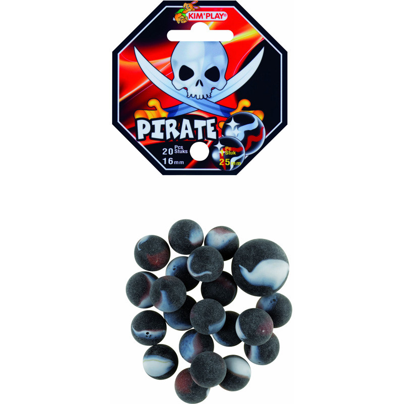 20 BILLES+1 CALOT PIRATES KIM PLAY COU4818