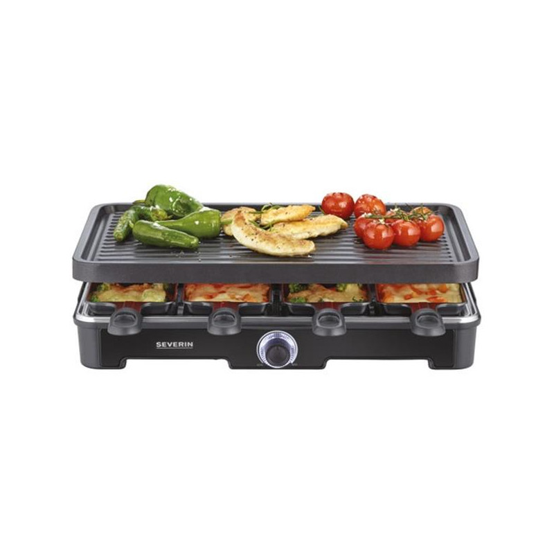 Severin RACLETTE GRILL 1400W TH° 8 PERS REVETEMENT CERAMIQUE SEVERIN - 9670